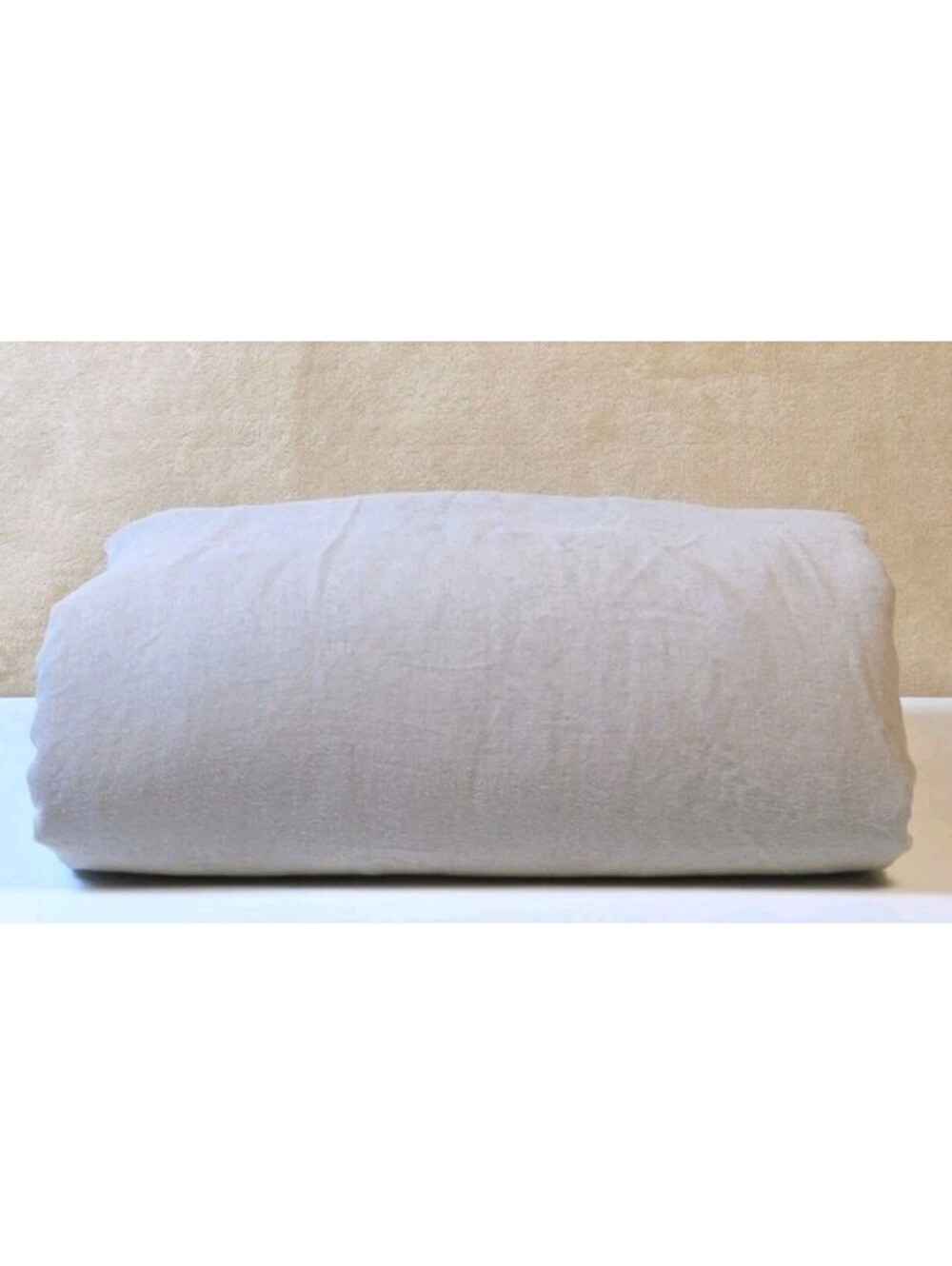 Restoration Hardware King Stonewashed 55% Linen 45% Cotton Duvet GrayTaupe Brown